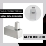 Cabide Gancho Banheiro Inox 304 Quadrado Ilhéus Cilento - Não Enferruja - Imagem 3