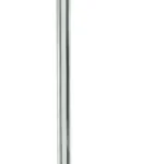 Papeleira De Chão Redonda 4030 Simples Latao Cromado