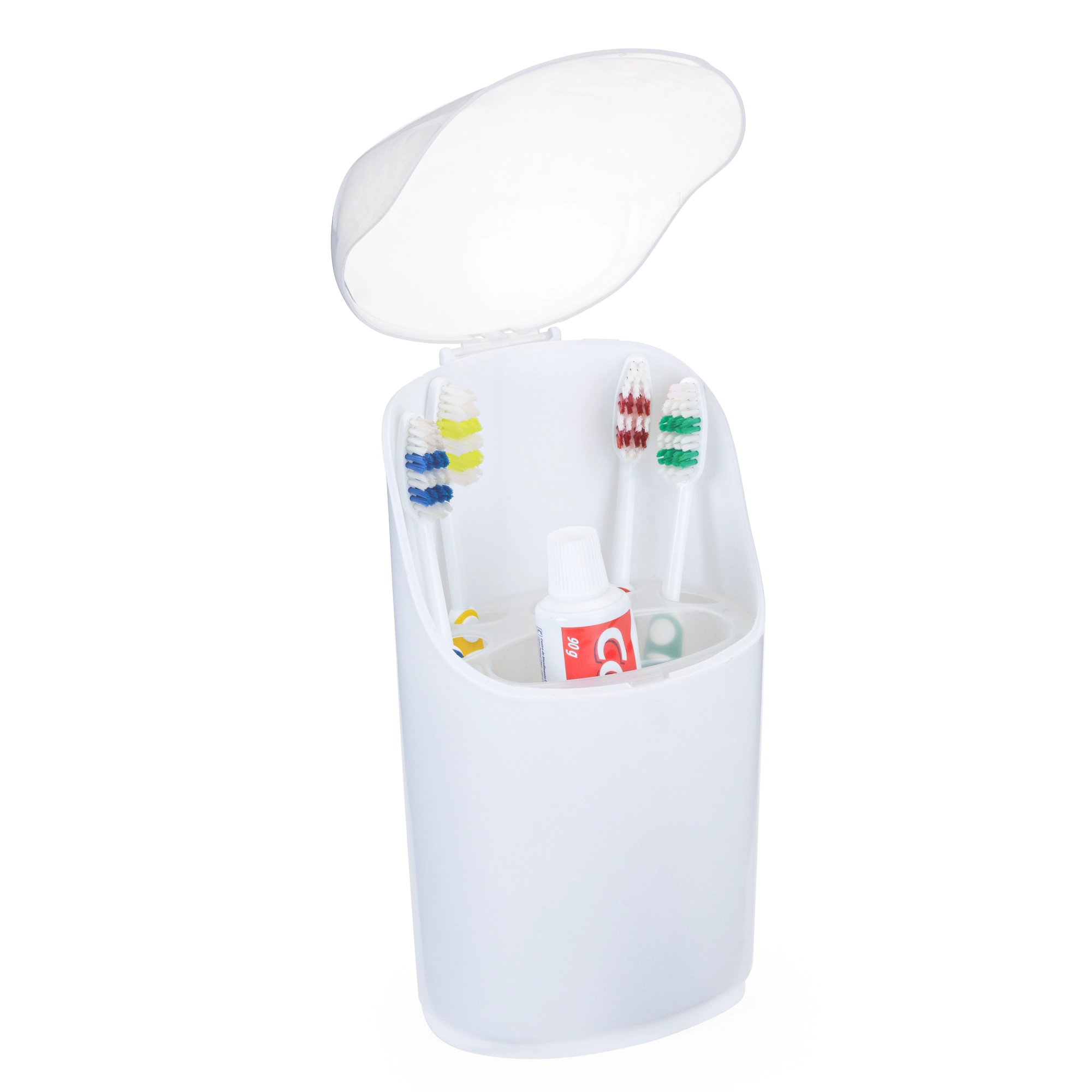 Porta Escovas Porta Escova E Pasta Dental Com Tampa 1535 Arthi - Imagem 1