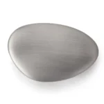 Puxador de Armário Níquel Velho Seixo G Zen Design para móveis de luxo