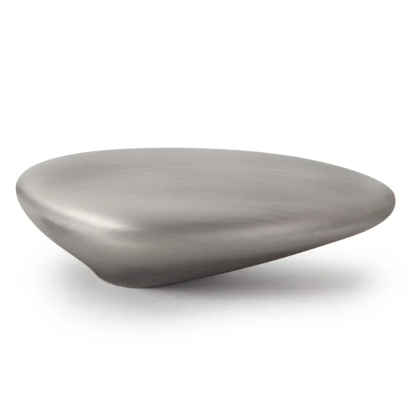 Puxador de Armário Níquel Velho Seixo G Zen Design para móveis de luxo