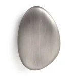 Puxador de Armário Níquel Velho Seixo G Zen Design para móveis de luxo