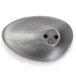 Puxador de Armário Níquel Velho Seixo G Zen Design para móveis de luxo