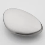 Puxador de Armário Níquel Velho Seixo G Zen Design para móveis de luxo