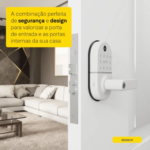 Fechadura Digital Compact Branca com Maçaneta Yale - Senha, Biometria e Cartão | Combo com Hub Yale Connect - Imagem 5