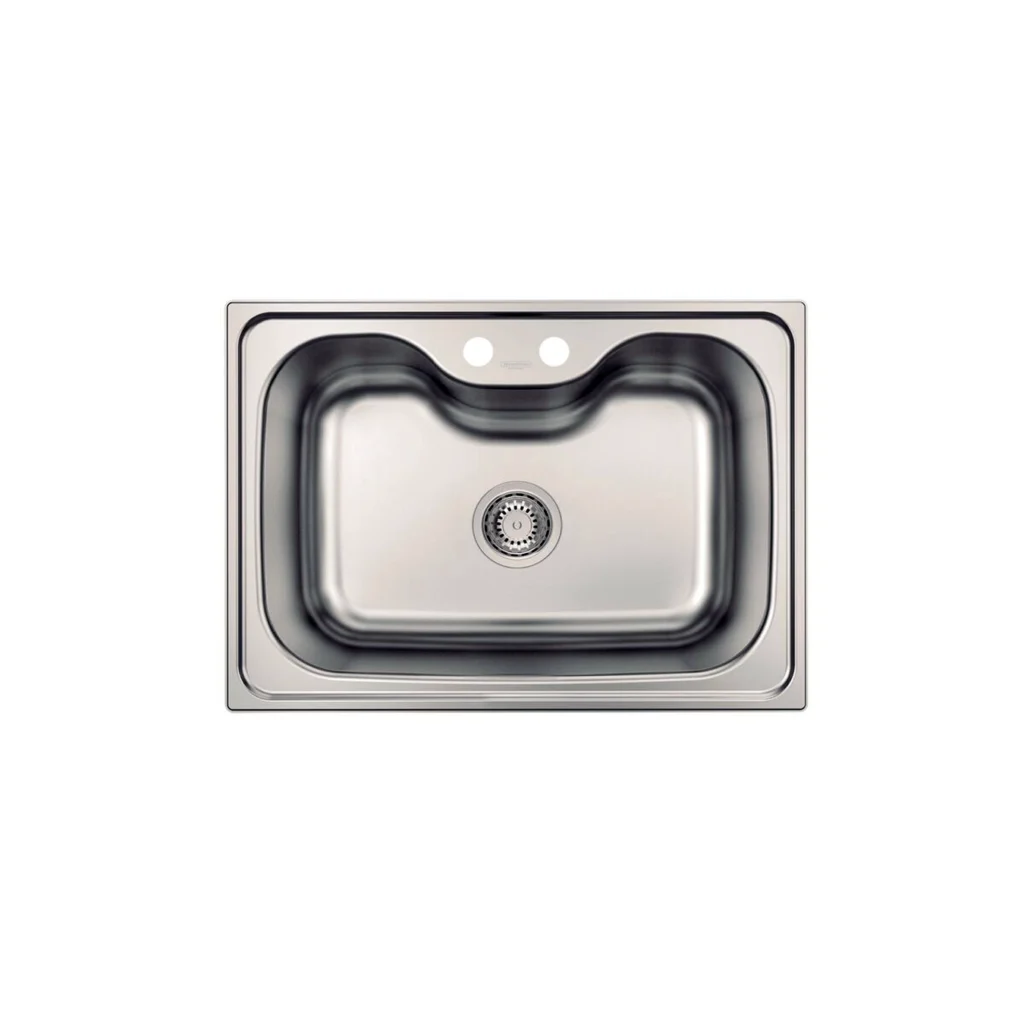 Cuba Tramontina Morgana 60FX undermount inox escovado 69x49cm vista frontal