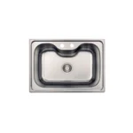 Cuba Tramontina Morgana 60FX undermount inox escovado 69x49cm vista frontal