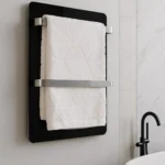 Toalheiro térmico inox banheiro Vieiro com tecnologia Quick Heat para aquecimento rápido e uniforme