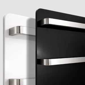 Toalheiro térmico inox banheiro Vieiro com tecnologia Quick Heat para aquecimento rápido e uniforme
