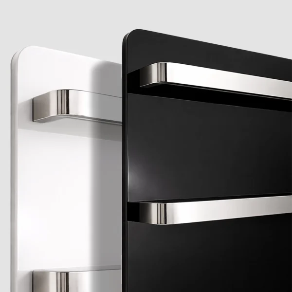 Toalheiro térmico inox banheiro Vieiro com tecnologia Quick Heat para aquecimento rápido e uniforme