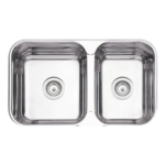 Cuba Tramontina Isis Inox Polido 69x40 dupla embutir sobrepor