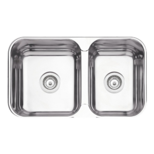 Cuba Tramontina Isis Inox Polido 69x40 dupla embutir sobrepor