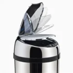 Lixeira automática inox com sensor premium Kazalinda 42 litros em aço inoxidável polido