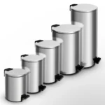 Lixeira Inox Loop Tramontina com Pedal