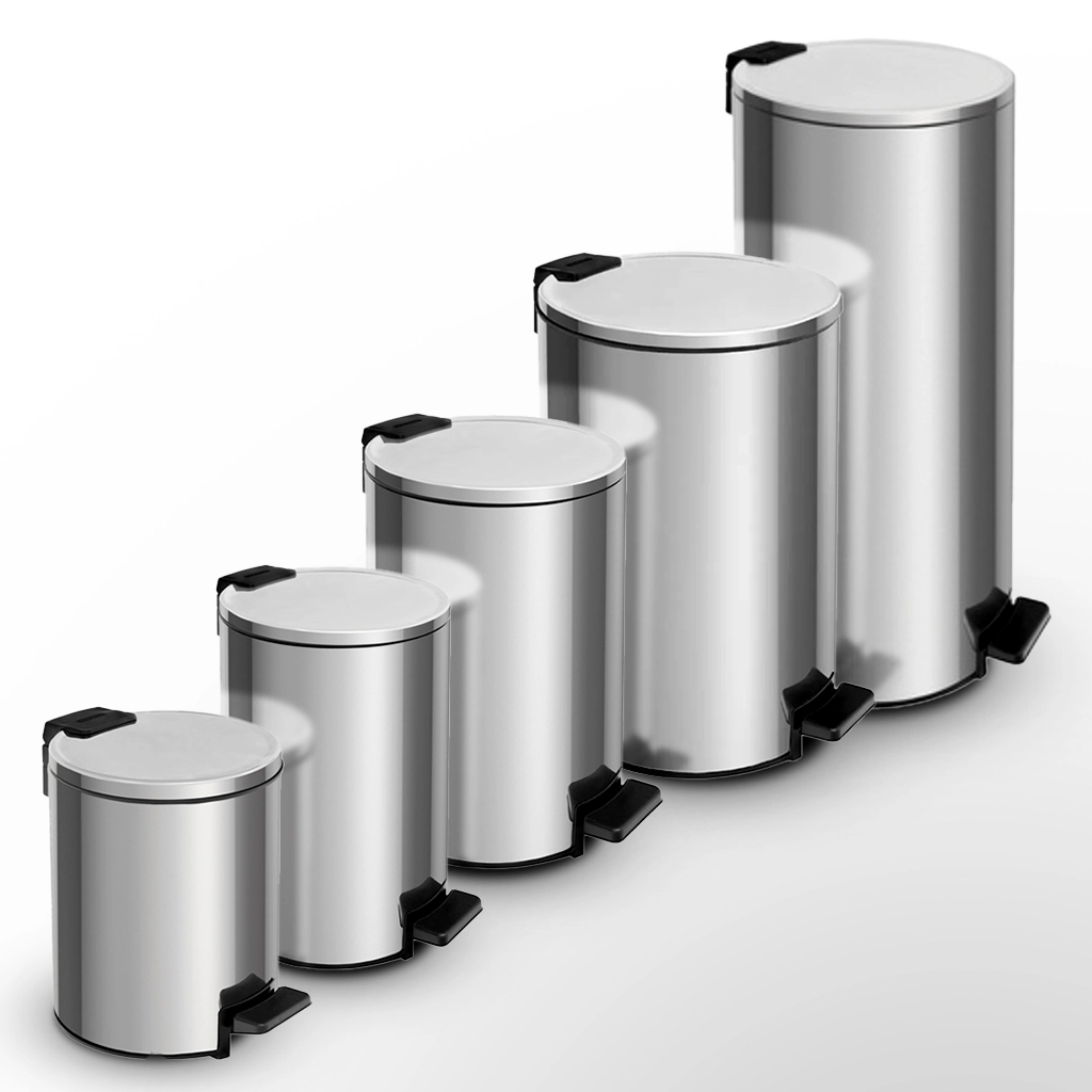Lixeira Inox Loop Tramontina com Pedal