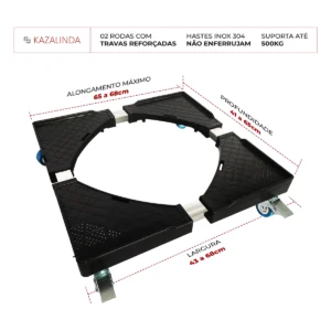 Suporte giratório para eletrodomésticos Kazalinda