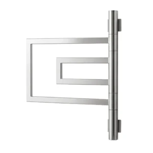 Toalheiro térmico elétrico Warm Compact Plus inox polido 127V 220V para banheiro moderno