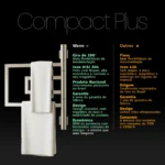 Toalheiro térmico elétrico Warm Compact Plus inox polido 127V 220V para banheiro moderno