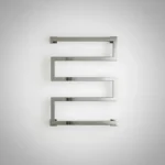 Articulação de 190° do toalheiro térmico elétrico inox para instalação com fio discreto
