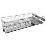Escorredor de Embutir Entrance Deslizante Inox/Cromado 57cm,67cm ou 77cm | Jomer