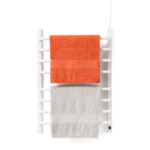 Toalheiro Térmico Grande Branco Flape para 2 Toalhas com Fio Superior - Aquecedor Elétrico de Toalha
