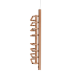 Toalheiro Térmico Grande Bronze Flape para 2 toalhas com acabamento premium