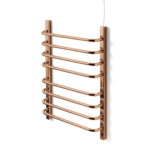 Toalheiro Térmico Grande Bronze Flape para 2 toalhas com acabamento premium