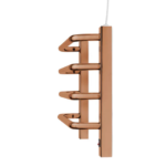 Toalheiro Térmico Pequeno 1 Toalha Bronze Fio Superior – Flape - Imagem 6