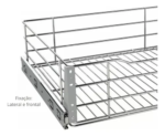 Gaveta Aramada Deslizante  47x16x48  Aço Cromado 7012 - Imagem 2