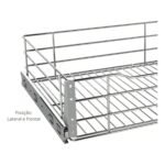 Gaveta Aramada Deslizante  37x16x48  Aço Inox 7011 - Imagem 2
