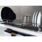 Escorredor De Pratos Deslizante 770x75x270mm Mód 800mm Crom 7157 - Imagem 2