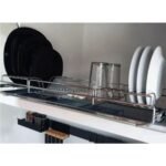 Escorredor De Pratos Deslizante 970x75x270mm Mód 1000mm Inox 7159 - Imagem 3
