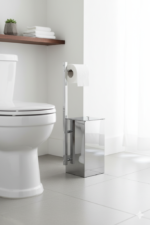 Lixeira com Papeleira Inox Polido 4 Litros Ecobin - Imagem 3