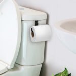 Porta Papel Higiênico Unitário Black 2566 Arthi - Suporte para caixa acoplada sem furo na cor preta