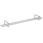Suporte Porta Taças Reto Fixo 360x35x90mm Cromado 7141