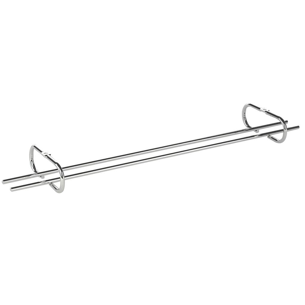 711774.jpg Suporte Porta Taças Reto Fixo 360x35x90mm Cromado 7141 - Imagem 1