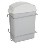 Suporte De Parede Lixeira Fixa 8,8L Tampa Basculante 7080 Cr