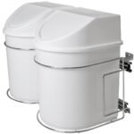Lixeira De Embutir Deslizante Dupla 12L Para Cozinha 7242 CR