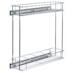 Porta Latas / Óleo Lateral 140x425x475mm Cromado 7207 LIGHT