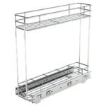 Porta Latas / Óleo de Base 210x450x475mm Cromado 7138