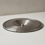 Lixeira Embutir 5 Litros Tampa Inox Escovado Balde Alumínio - Imagem 4