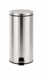 Kit Lixeira Pedal Inox Fechamento Slow Motion Kazalinda