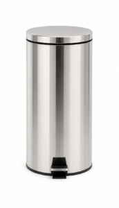 Kit Lixeira Pedal Inox Fechamento Slow Motion Kazalinda