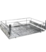 Escorredor de louças em gaveta para módulo 60cm cromado GTB 7176 com bandeja coletora em inox 430