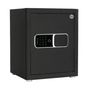 Cofre Digital Yale Biosecure Office motorizado com leitor biometrico e teclado touchscreen