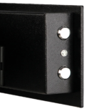 Cofre digital Yale Motion Laptop formato horizontal com abertura motorizada por senha numerica e chave mecanica