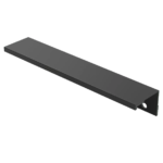 Puxador de armario preto 320mm Zen Design Sottile em zamac com acabamento fosco