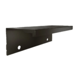 Puxador de armario preto 320mm Zen Design Sottile em zamac com acabamento fosco