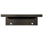 Puxador de armario preto 320mm Zen Design Sottile em zamac com acabamento fosco