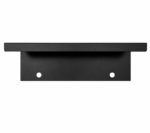 Puxador Sottile 480mm preto Zen Design em zamac com acabamento fosco para gavetas e armarios